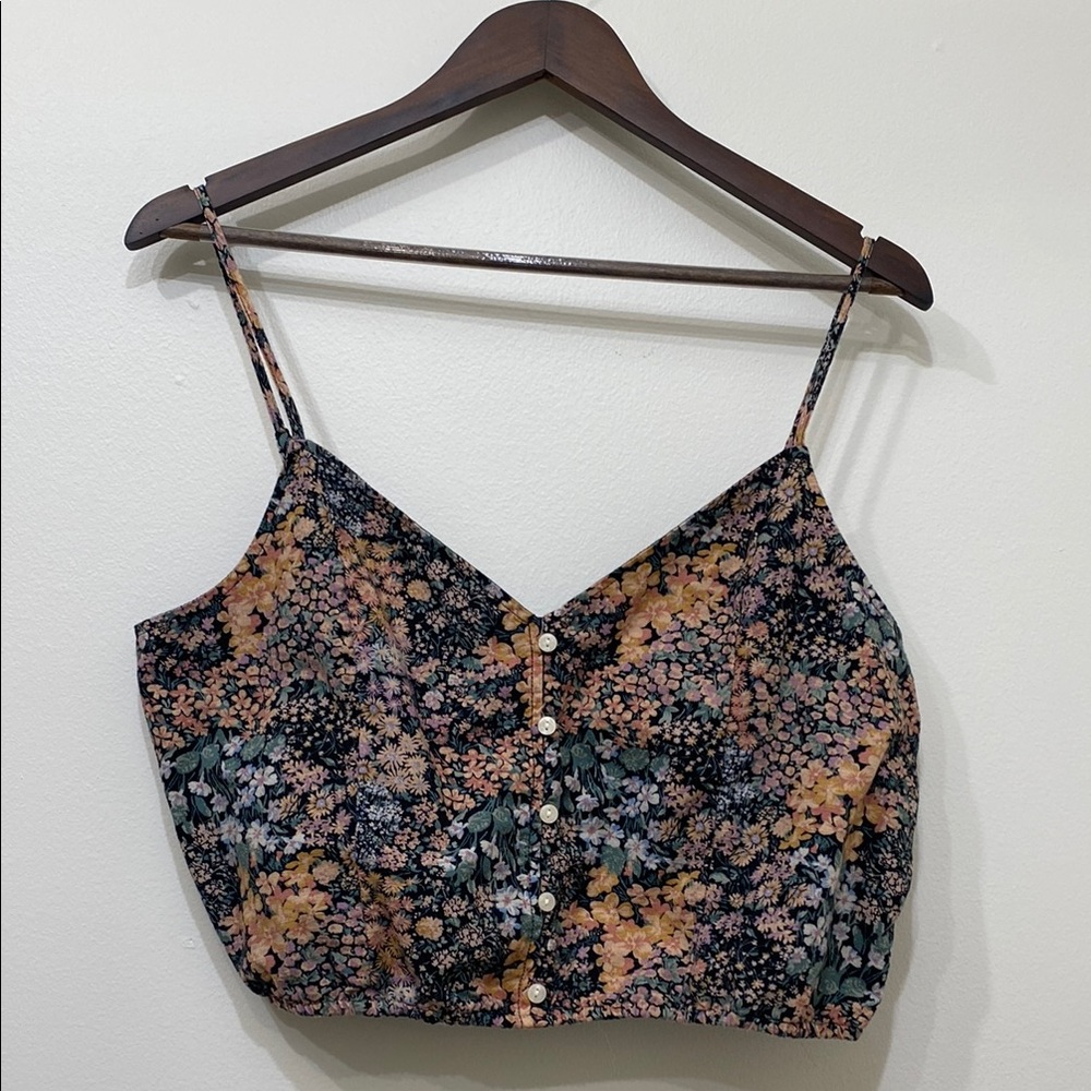 Floral crop top